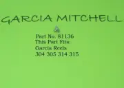 1 NEW NOS GARCIA MITCHELL 304 305 314 315 REEL ANTI REV. CAM SCREW 81136 Tray 2