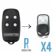 4 x Saddingtons Compatible Garage Door Gate Remote Control SDO-C SDO-1 (NEW)