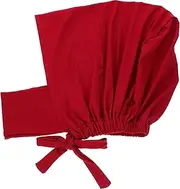 [TOVINANNA] Unique Women's Turban Headwear Trendy Wrap Cover Women's Hijab Hat Girl Turban Cap Soft Breathable Red