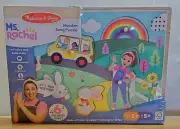 Melissa & Doug Ms. Rachel Wooden 6 Songs Puzzle for Babies & Toddler Build Skill