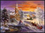 Holiday Worship - Chart Counted Cross Stitch Patterns Needlework DMC Color