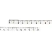 Adhesive Ruler, 10Pcs 50cm Measure Tape Sticker Clear Background Black Text