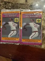 (2) 2001 Upper Deck Decade 1970's Baseball sealed pack
