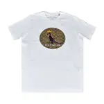 COACH X JEAN-MICHEL BASQUIAT聯名款C字刺繡LOGO恐龍設計純棉短袖T恤(白)