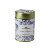 220g French Vanilla Candle in Hamptons Butterfly Tin Design