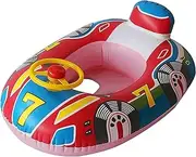 Swimming Floaty Cute Car Shape Swimming Ring Pool Floats Fun Creative Design Inflatable Swim Rings for Kids Beach Toys Swimming Tube Ergonomic LWX