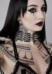 [Widow] Metal Sass Spiked Choker