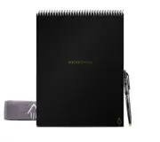 Rocketbook Flip Letter Sized Reusable Notebook - Infinity Black