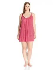 Oscar de la Renta Womens Plus Size Knit Chemise Size 3X
