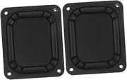 GRIRIW 2PCS Rectangular Bass Auxiliary Speaker Radiator Plate for Enhanced Sound Performance Compatible with Car Speakers Phones and Computers Durable Design for Long Lasting Use