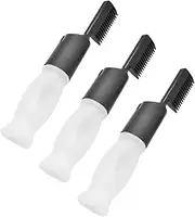 SHERCHPRY 3pcs Hair Color Applicator Bottles with Root Comb Scalp Oiling Bottles for Hair Dyeing Lightweight for Conditioner and Shampoo Application