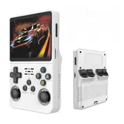 128G Handheld Game Console with 3D Dual System Portable Retro GBA Console, White