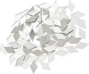 200pcs Disco Ball Tiles: Self Adhesive Small Mirror Mosaics Tiles for Indoor Decoration DIY Crafts Disco Balls Vases Cups Photo Frames