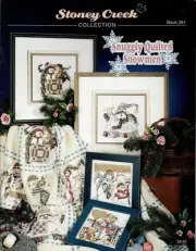 Snuggly Quilted Snowmen BK281 by Stoney Creek cross stitch pattern