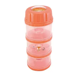 【莫菲思】晉怡 MIT嬰兒寶寶外出旋蓋三格分裝奶粉盒(奶粉罐/三色可選)