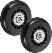 FUNOMOCYA Long Lasting Metal Luggage Caster Wheels 2pcs Suitcase Wheel Replacement for