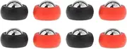 Perfeclan 8X Shuffleboard Pucks Set Tabletop Game Pucks Curling Accessories Equipment Mini Shuffleboard Rollers Set Shuffleboard Table Pucks for Games