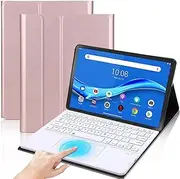 QYiiD TouchPad Keyboard Case for Lenovo Tab M10 Plus 10.3 Inch FHD Tablet (TB-X606F / TB-X606X), MMagnetically Wireless Detachable Bluetooth Keyboard for Lenovo M10 FHD Plus 10.3 inch, Rosegold