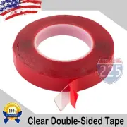 30 Feet (10 Yards) of 3/4" Inch Double-Sided Clear (transparent) Tape Adhesive