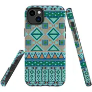 For iPhone 14 Plus Case Tough Protective Cover, Bohemian Pattern