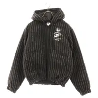 在飛比找蝦皮購物優惠-STUSSY Stussy 22AW x 耐克條紋羊毛夾克耐