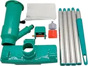 Kit Pool Portable Swimming Pool Floor Vacuum Cleaning with Rods Pool Cleaner Excellent Cleaning Pool Bottom Pool Cleaning Kit