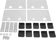 Oil Pan Baffle Plate Kit, Stainless Steel Car Oil Pan Baffle Plate, Hardness Oil Pan Baffle Bracket Bolt Kit for Cars