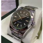 ROLEX 勞力士 綠玻璃 116400GV MILGAUSS 閃電針 抗磁 非黑水鬼 綠水鬼