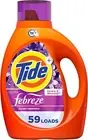 Tide Plus Febreze Freshness HE Turbo Clean Liquid Laundry Detergent 84 oz 59load