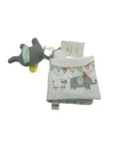 Cloud Island Soft Book and Mini Plush Set Elephant Toy