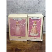 Hallmark Springtime Barbie Collectors Series Christmas Ornaments 1996 1997