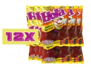 Hola Saladitos Mexican Candy Salted Apricot Chamoy Flavored 3.5oz Each 12 Pack