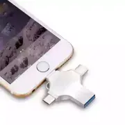 4 in 1 128 GB USB 3.0 Flash Drive Memory Photo Stick for iPhone Type C Android