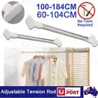 Adjustable Tension Rod Extendable Rack Shower Wind Curtain Closet Pole Wardrobe