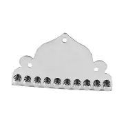 Mandolin Tailpiece 10 String Metal Guitar Mandolin Tailpiece Replacement For HR6