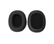 Earpads Comfortable Cushion Earmuff Pads Cup Pillow Cover Compatible for Marshall Monitor Leather Pads Headset Low Noise - Black