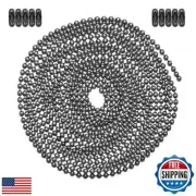 10 Foot Length Ball Chain, Number 6 Size, Dungeon, and 10 Matching Connectors