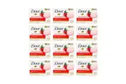 12x Dove 90G Beauty Cream Bar Soap Rejuvenating Pomegranate & Hibiscus Tea Scent