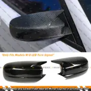 FOR 2011-23 CHRYSLER 300 M STYLE REAL CARBON FIBER SIDE MIRROR COVER CAP OVERLAY