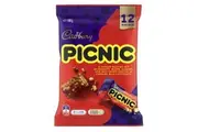 2 x Cadbury Picnic Milk Chocolate Share Pack 12 Mini Bars 180g