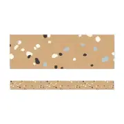 Carson-Dellosa We Belong Speckled Kraft Paper Straight Bulletin Board Borders