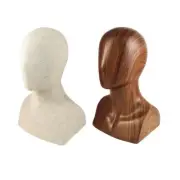 Fashion Enthusiasts Male Mannequin Head for Hat Wigs Display Grains Stand