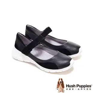 【Hush Puppies】輕量化休閒鞋 THE BODY SHOE系列 - 黑 / 米