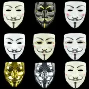 Anonymous Hacker Vendetta Guy V Cosplay Mask Halloween Fancy Dress Party Mask FT