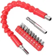 Flexible Extension Shaft Power Hand Tools Kit 12 Pcs Electric Screw One Size