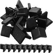 LALAFINA 30pcs Chair Leg Protectors Rubber Feet Caps for Furniture Shape Angle Pads for Couches and Chairs Floor Protection from Scratches and Noise