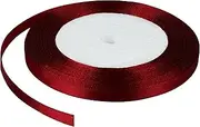Maroon Red - 22 - 25 METRES X 6MM of Double Sided Satin Ribbon for Wedding Favour / Craft / Gift WRAP/ Christmas - GCS London