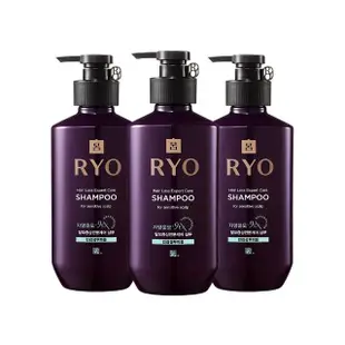 【RYO 呂】滋養韌髮洗髮精 400ml x3入(油性/中乾性/敏感性/扁塌無力/去屑)