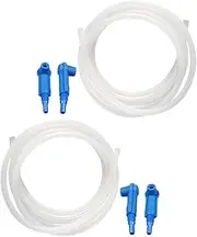 2pcs Oil Bleeder Hose for Brake Fluid Replacement Tool Durable Connector Essential Automotive Maintenance Tool