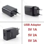 通用 5V 1A 2A 3A USB 電源適配器手機充電器電源插座歐規旅行充電器適配器 TW9B